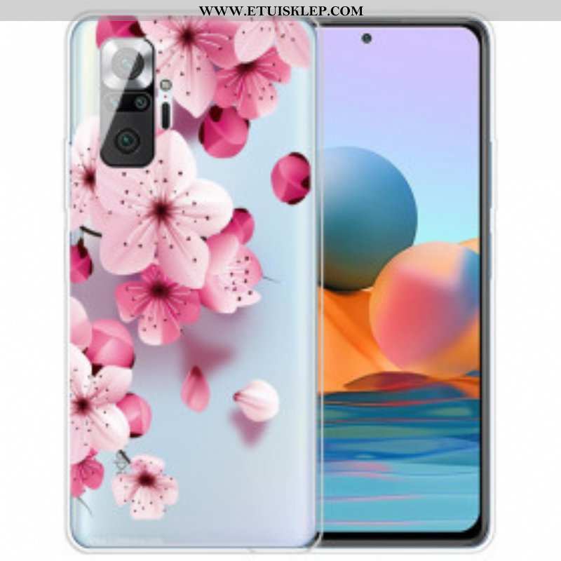 Etui do Xiaomi Redmi Note 10 Pro Małe Różowe Kwiaty